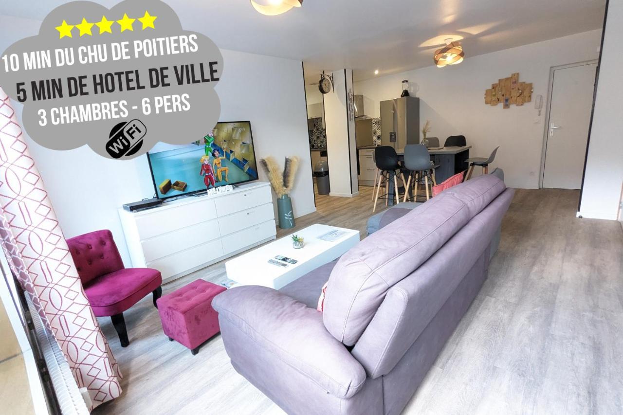 Beau-Jean, Un Cocon Sympa 5 Min A Pied Du Centre-Ville, Parking Prive, A 10 Min Du Chu Poitiers Extérieur photo